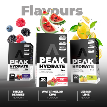 Peak Hydrate flavours