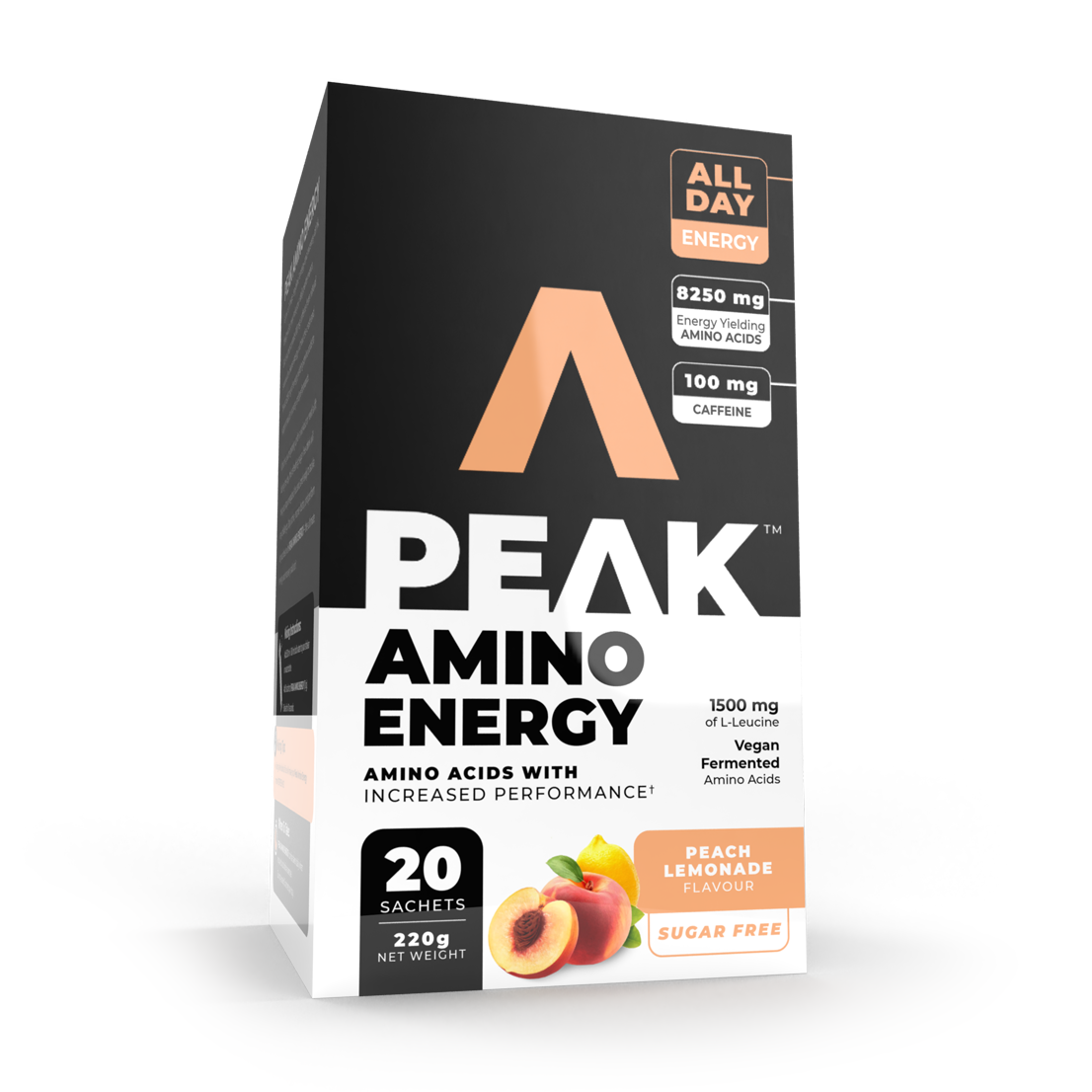 Peak Amino Energy supplement - peach lemonade