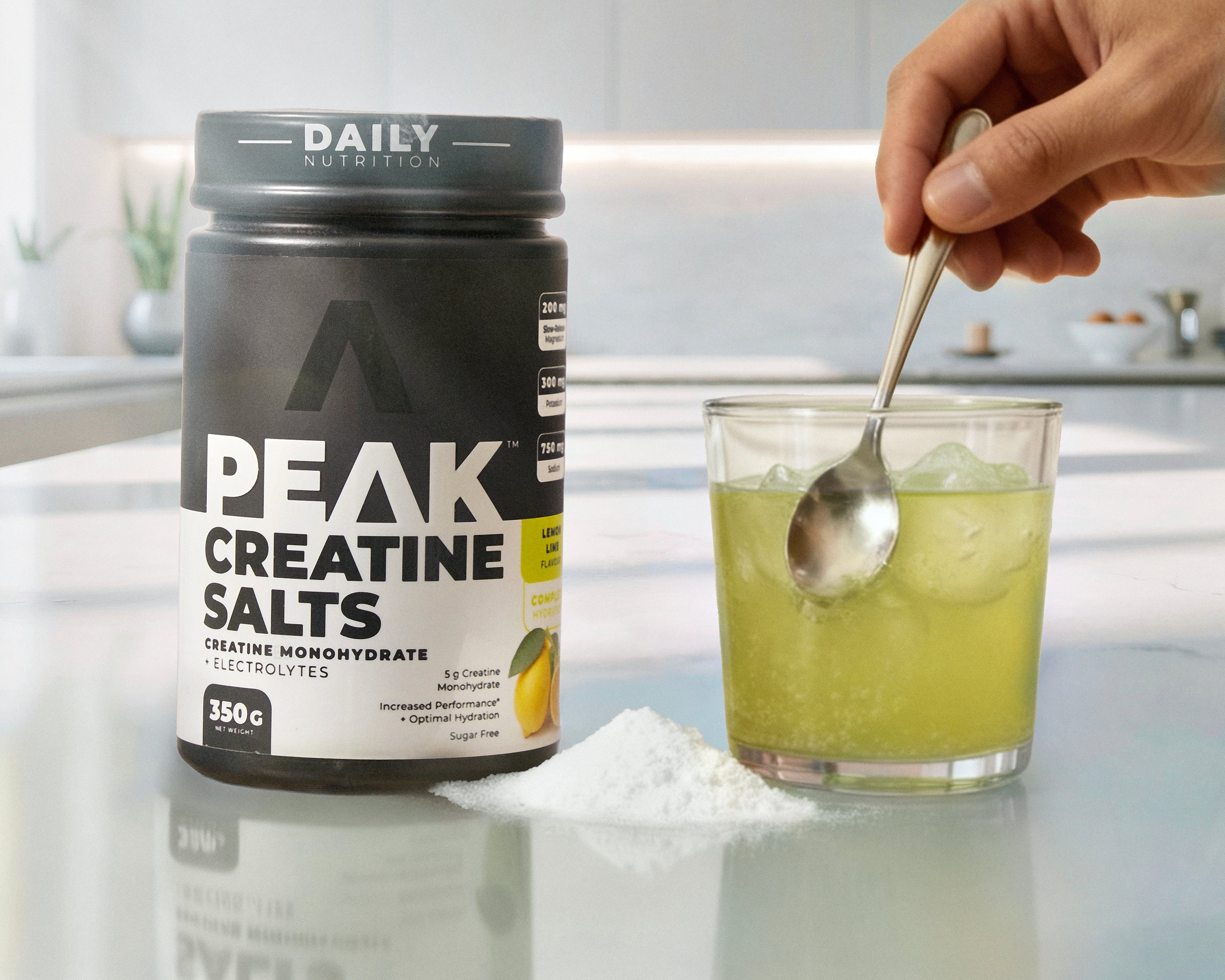 PEAK Creatine Salts for consistent training routines